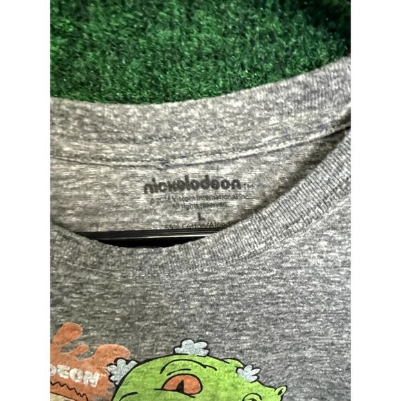 Nickelodeon Rugrats 90s Style Gray T-Shirt Size Large Unisex Gift Cartoon - Picture 4 of 4